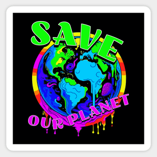 Save our planet Sticker